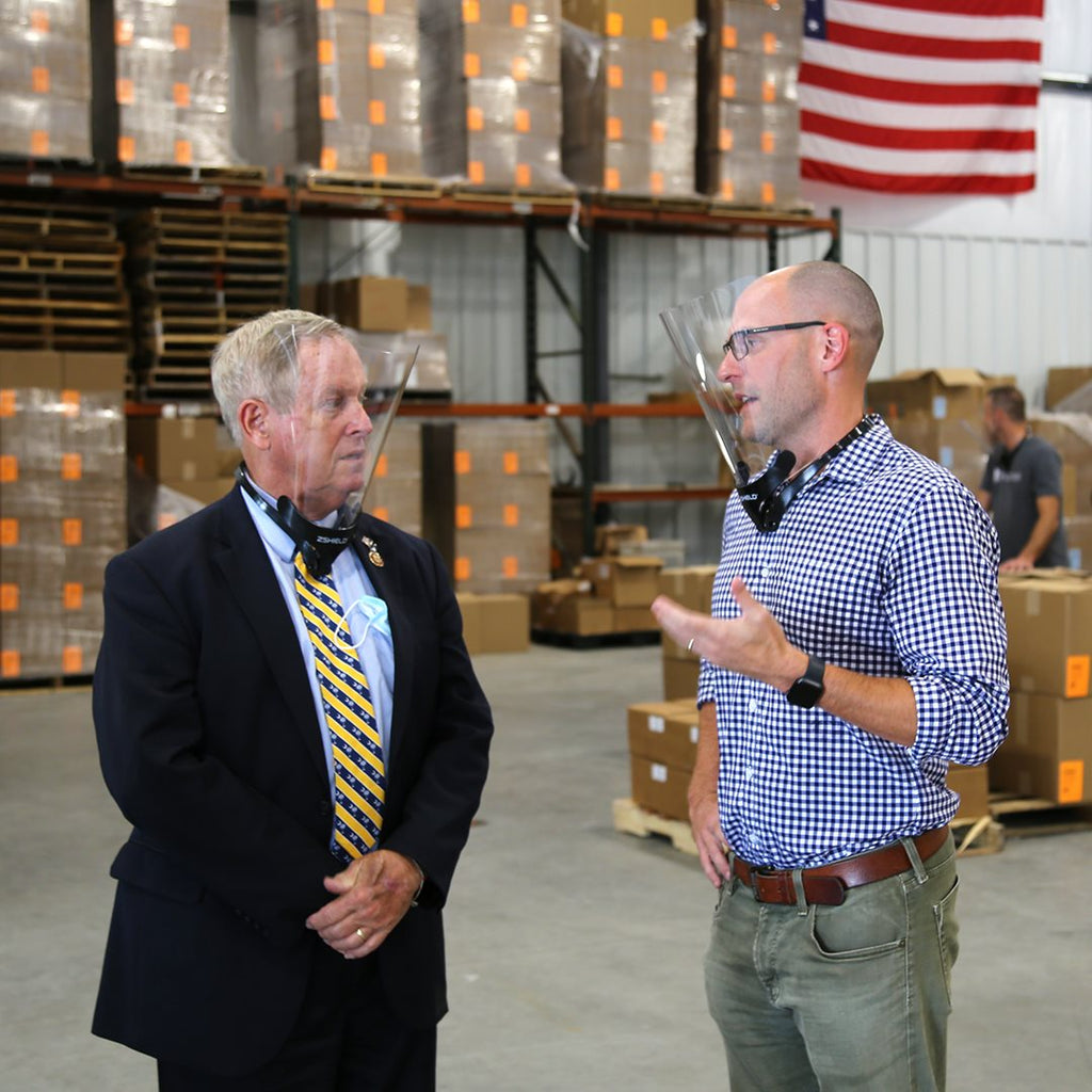 Congressman Joe Wilson toured the Columbia based PPE facility, ZVerse, Monday, August 18 to learn more about the expanding operation.