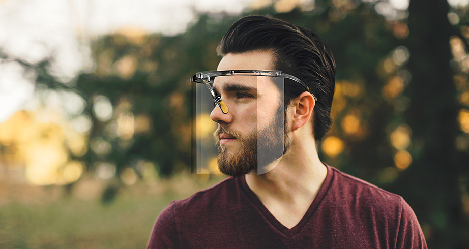 ZVerse Releases ZShield Ultra, an Eyeglass-Mounted Face Shield 