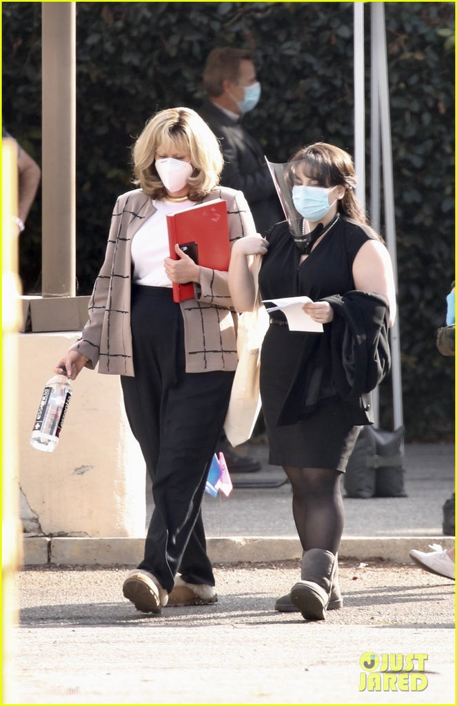 Beanie Feldstein Seen In Costume as Monica Lewinsky on 'Impeachment' Set with Sarah Paulson
